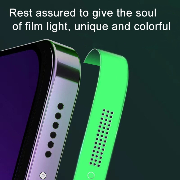 For iPhone 12 Pro 3 Sets Luminous Border Film Dustproof Side Film(Blue) For iPhone 12 Pro 3 Sets Luminous Border Film Dustproof Side Film(Blue)