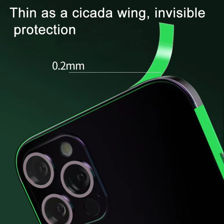 For iPhone 12 Pro 3 Sets Luminous Border Film Dustproof Side Film(Blue) For iPhone 12 Pro 3 Sets Luminous Border Film Dustproof Side Film(Blue)