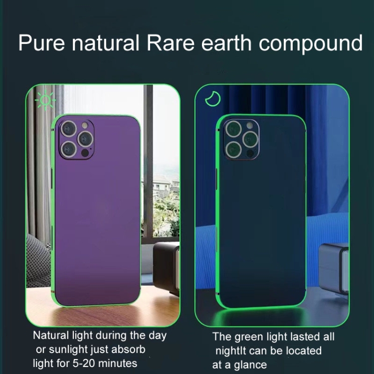 For iPhone 12 Pro 3 Sets Luminous Border Film Dustproof Side Film(Blue) For iPhone 12 Pro 3 Sets Luminous Border Film Dustproof Side Film(Blue)
