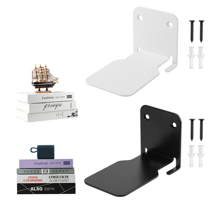 Hidden Stainless Steel Suspended Bookshelf Wall Support Frame Wall Mounted Bracket(White) Hidden Stainless Steel Suspended Bookshelf Wall Support Frame Wall Mounted Bracket(White)