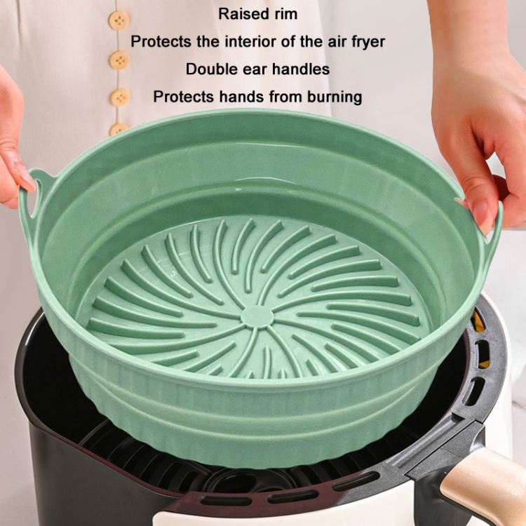 Air Fryer Round Silicone Insert Heat Resistant and Food-Safe Mat