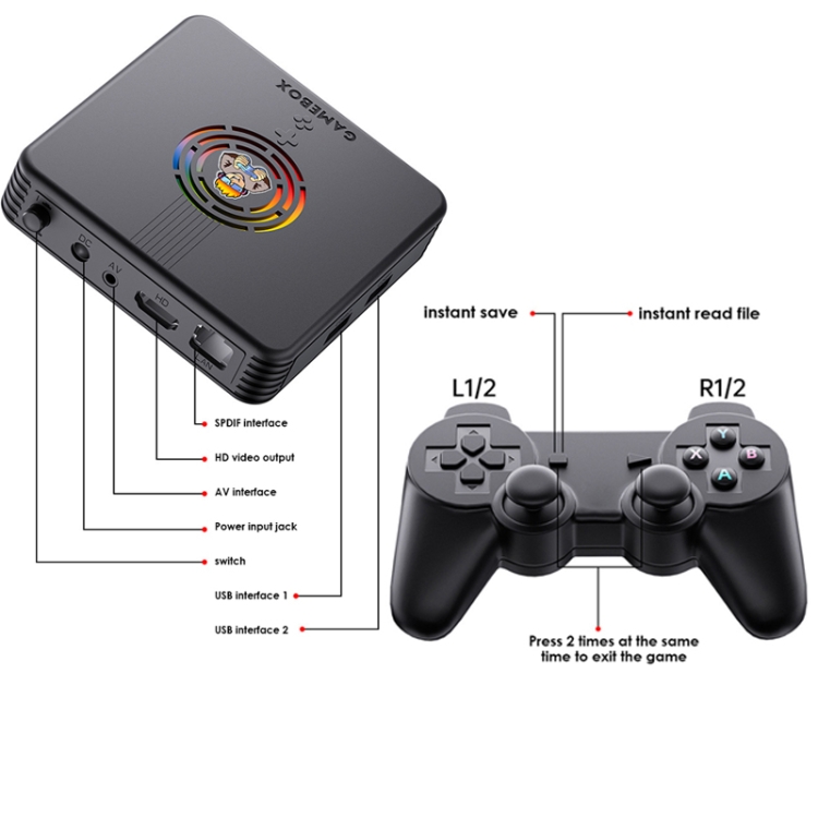 MANTE1 X9 Single System Simulator Dual Battle Video Game Set Top