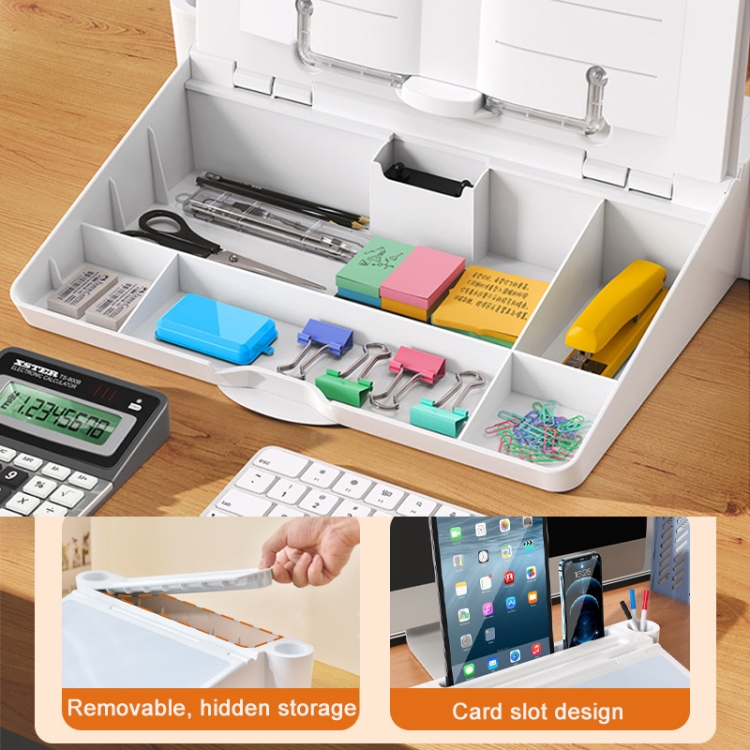 Reading & Writing & Storage 3-in-1 Multifunctional Table Folding ...