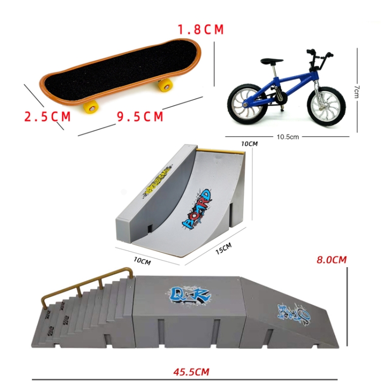 CDH-12 Mini doigt vélo vélo doigt planches à roulettes Skate rampe