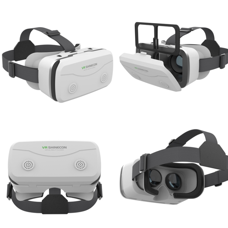 VRSHINECON G15 Casco Realidad virtual Gafas VR Todo en uno Juego Teléfono Gafas 3D (Negro) - B2