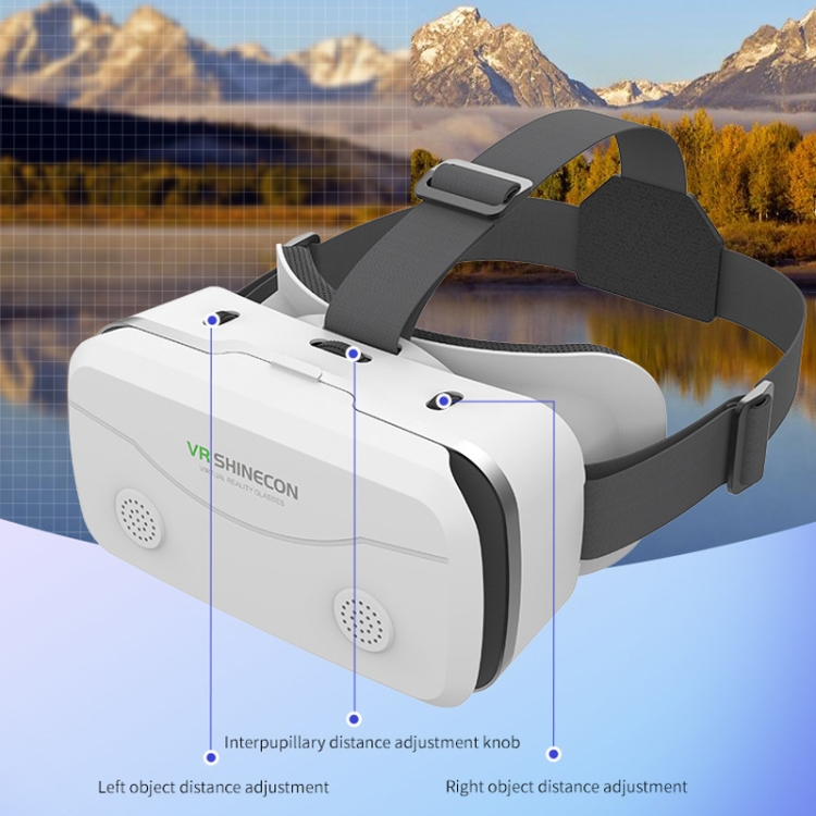 VRSHINECON G15 Casco Realidad virtual Gafas VR Todo en uno Juego Teléfono Gafas 3D (Negro) - B5