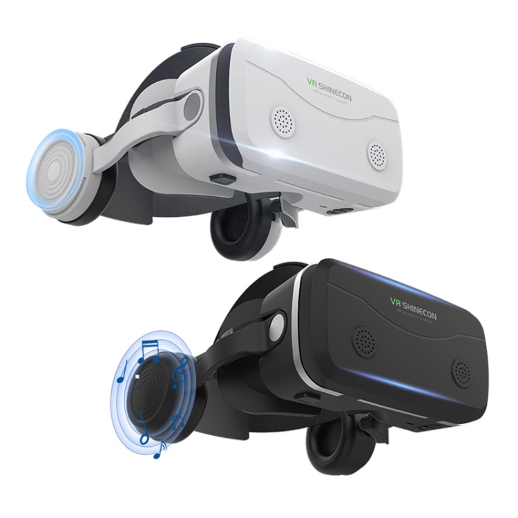 VR SHINECON G15E Auriculares especiales para teléfono todo en uno con gafas 3D Consola de juegos VR (Blanco) - B1