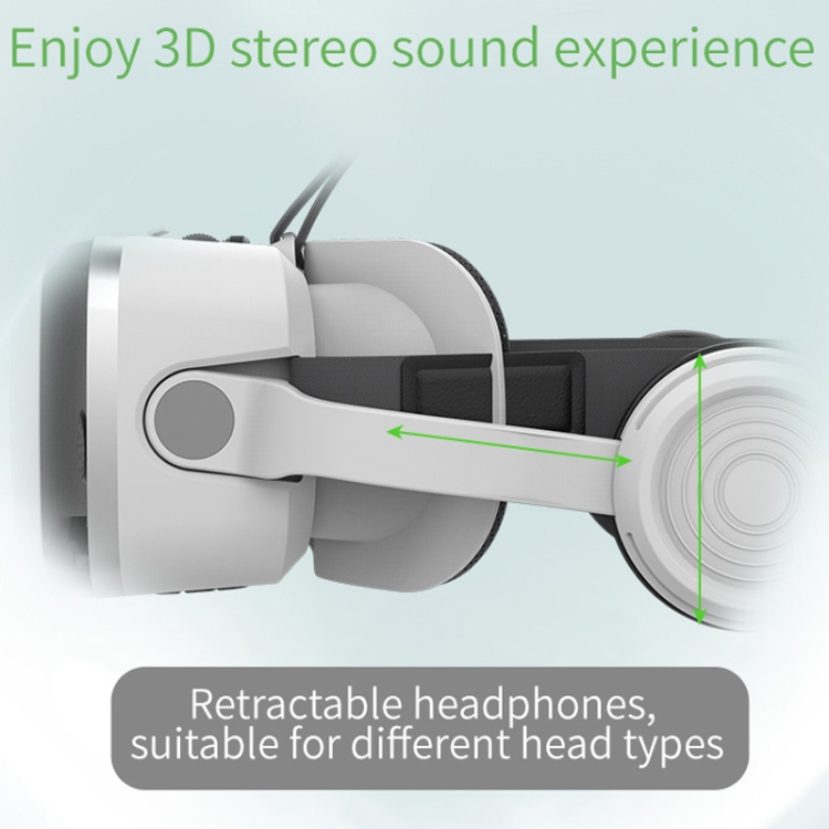 VR SHINECON G15E Auriculares especiales para teléfono todo en uno con gafas 3D Consola de juegos VR (Blanco) - B4
