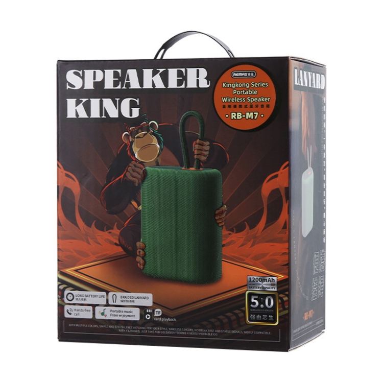 REMAX RB-M7 Bluetooth 5.0 Portable Outdoor Handheld Speaker with Lanyard(Black) REMAX RB-M7 Bluetooth 5.0 Portable Outdoor Handheld Speaker with Lanyard(Black)