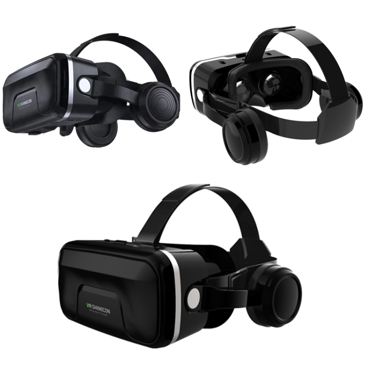 VR SHINECON G04EA Aumento de la versión 7th VR Gafas 3D Juego de realidad virtual Gafas digitales con auriculares - B2