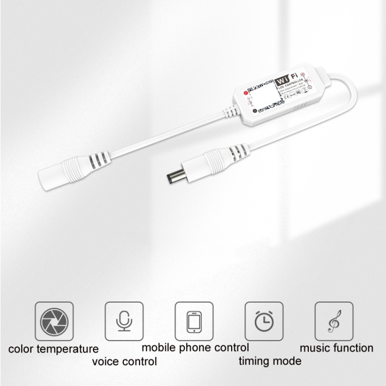 Mini WIFI Single Color LED Controller DC5-28V 96W, Magic Home Pro