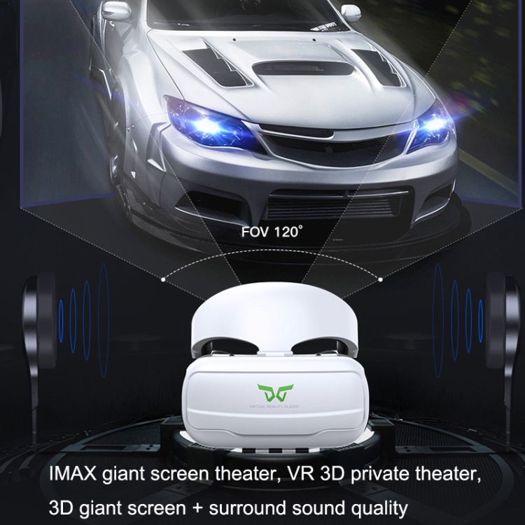 VR SHINECON G02EF teléfono móvil 3D realidad Virtual VR juego casco gafas con auriculares - B7
