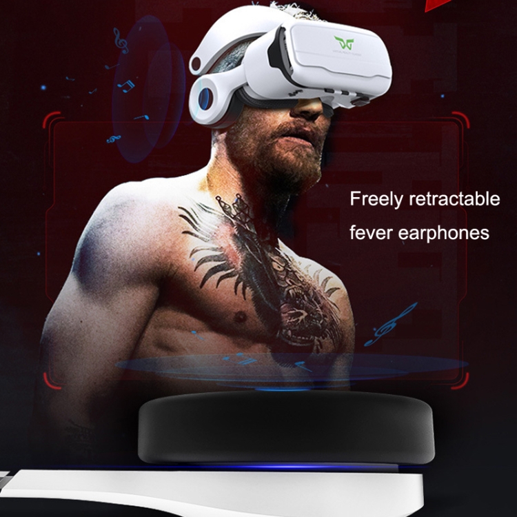 VR SHINECON G02EF teléfono móvil 3D realidad Virtual VR juego casco gafas con auriculares - B8