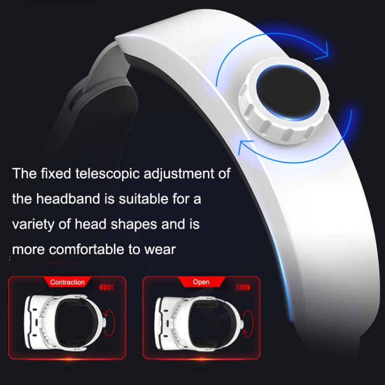VR SHINECON G02EF + S9 Bluetooth Mango Teléfono móvil 3D Realidad virtual VR Juego Casco Gafas con auriculares - B4