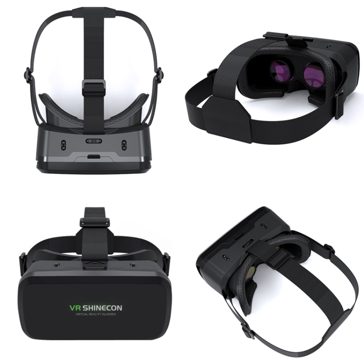 VR SHINECON G06A + B03 Mango Teléfono móvil Gafas VR Cabeza de realidad virtual 3D con gafas digitales para juegos - B3