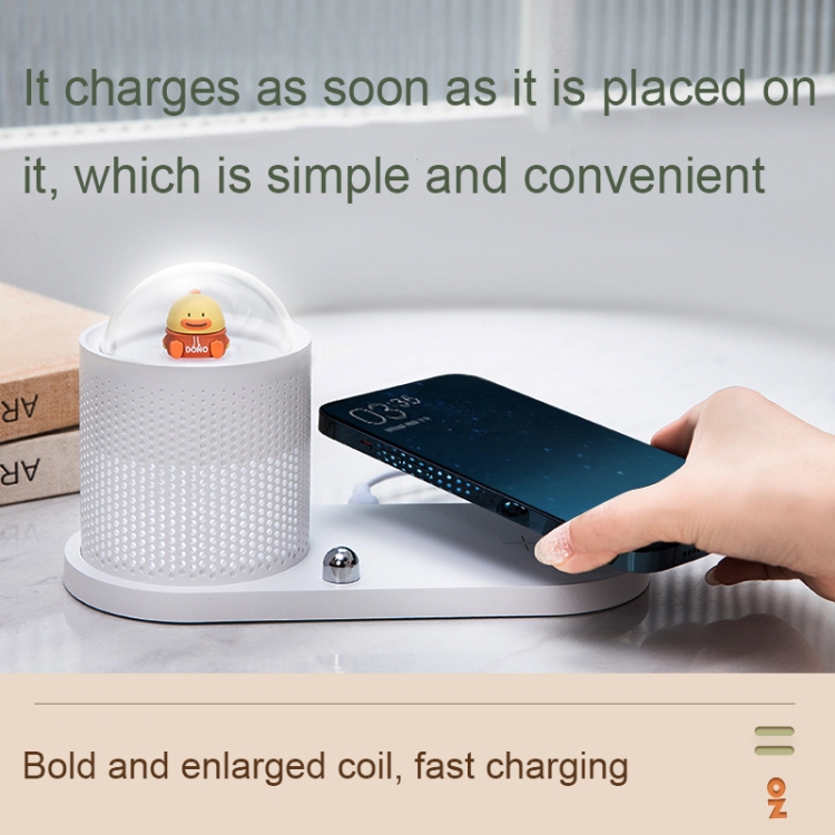 ICARER FAMILY IFW01 10W Cartoon Wireless Phone Fast Charging with Night Light(White) ICARER FAMILY IFW01 10W Cartoon Wireless Phone Fast Charging with Night Light(White)