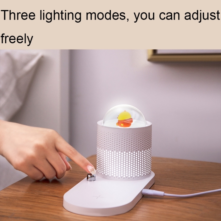 ICARER FAMILY IFW01 10W Cartoon Wireless Phone Fast Charging with Night Light(White) ICARER FAMILY IFW01 10W Cartoon Wireless Phone Fast Charging with Night Light(White)