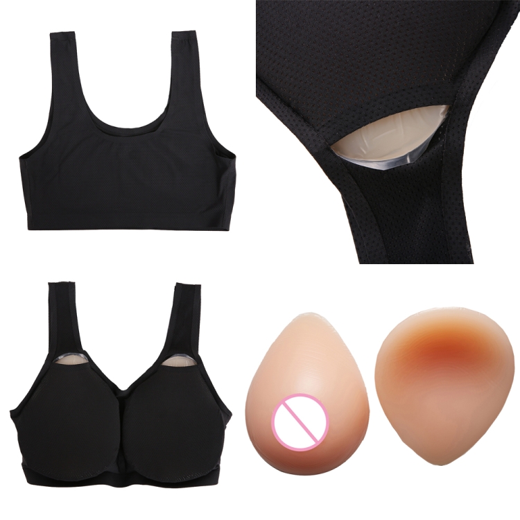 BR-JKN1063 Crossdressing Fake Breast Bra Without Fake Breast, Size