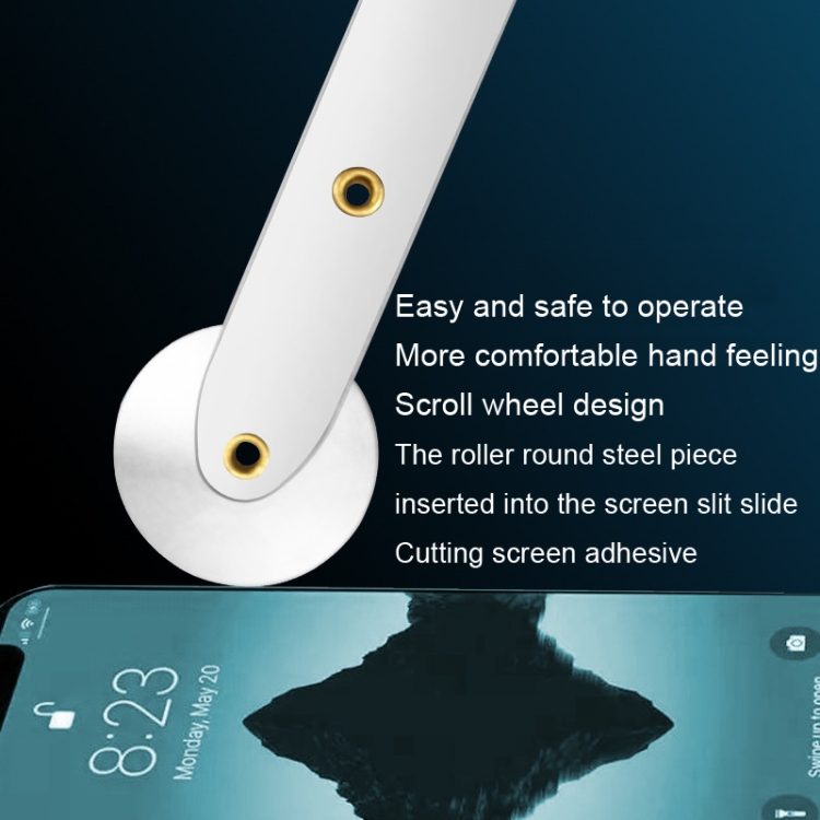 2pcs Roller Type Screen Removal Tool Tablet Phone Notebook Screen