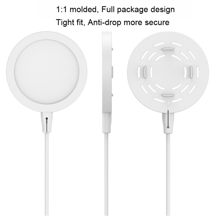 5pcs CP06 Magsafe Wireless Charger Silicone Protective Case(Grey) 5pcs CP06 Magsafe Wireless Charger Silicone Protective Case(Grey)