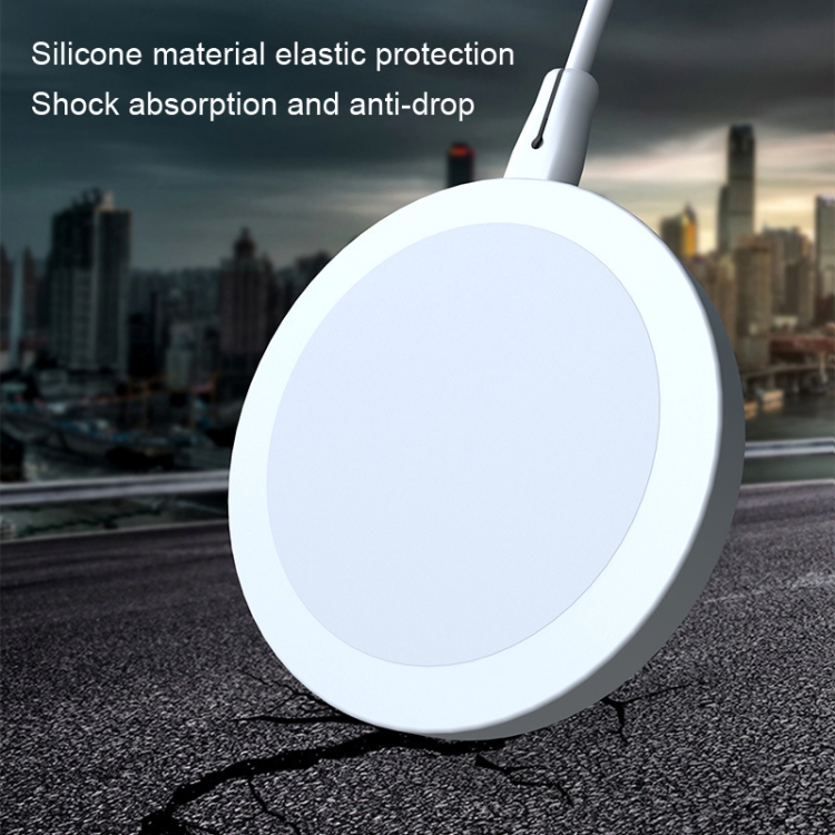 5pcs CP06 Magsafe Wireless Charger Silicone Protective Case(Grey) 5pcs CP06 Magsafe Wireless Charger Silicone Protective Case(Grey)