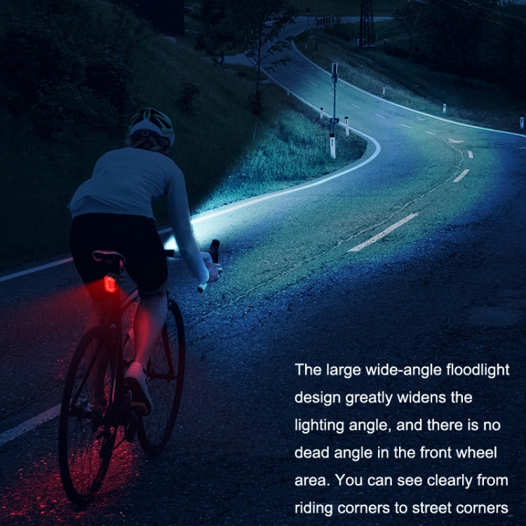 Luz trasera de ciclismo nocturno para exteriores, luz Led de advertencia  con carga USB, accesorios para
