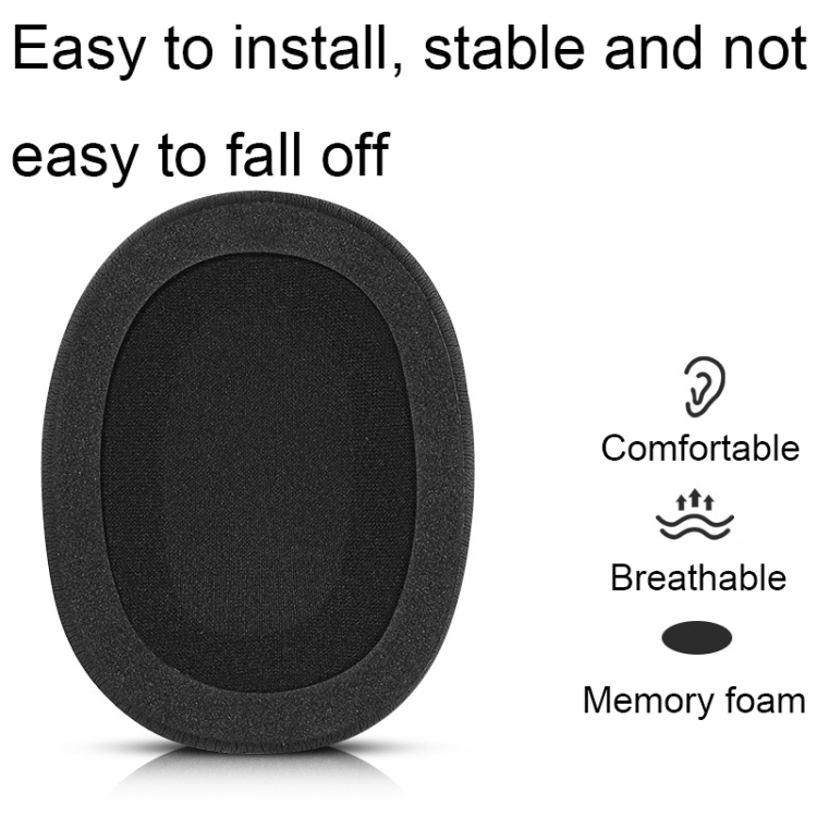 For Dyplay Mpow H12 1pair Headset Soft and Breathable Sponge Cover(Black Printed) For Dyplay Mpow H12 1pair Headset Soft and Breathable Sponge Cover(Black Printed)