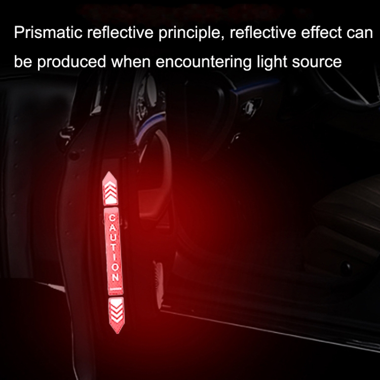Protector para puertas de coche con reflector de luz
