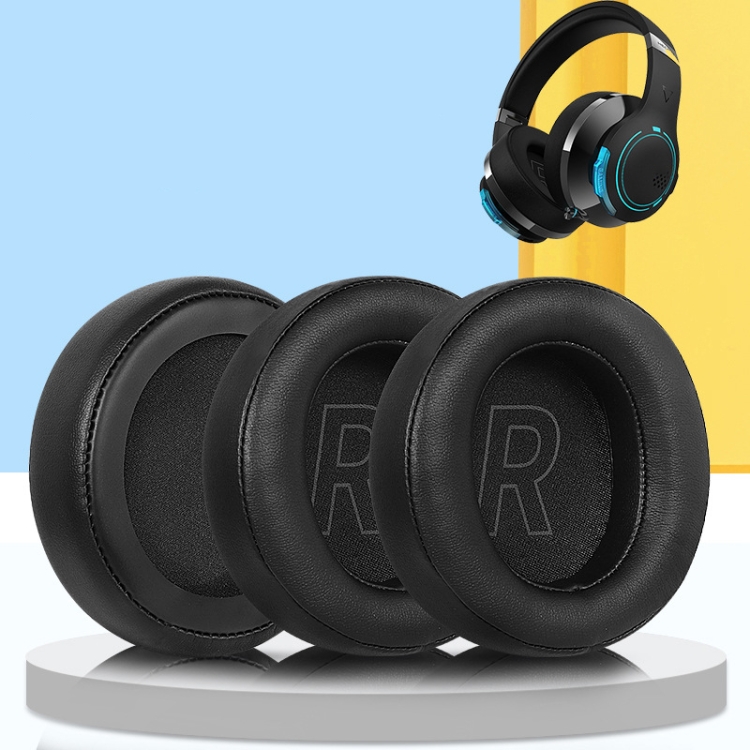 For Edifier G5BT 2pcs Leather Headset Breathable Sponge Cover(Black) For Edifier G5BT 2pcs Leather Headset Breathable Sponge Cover(Black)