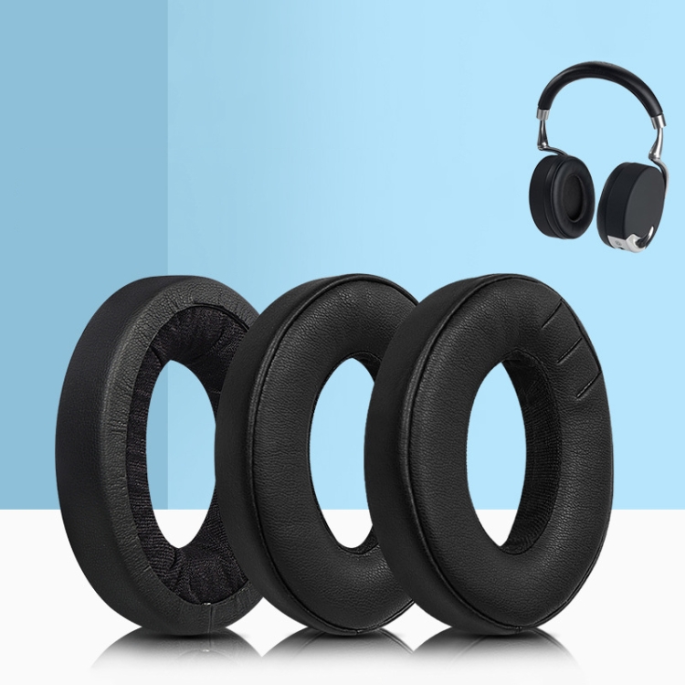 For Parrot Zik 2pcs Soft and Breathable Earphone Cover(Black) For Parrot Zik 2pcs Soft and Breathable Earphone Cover(Black)