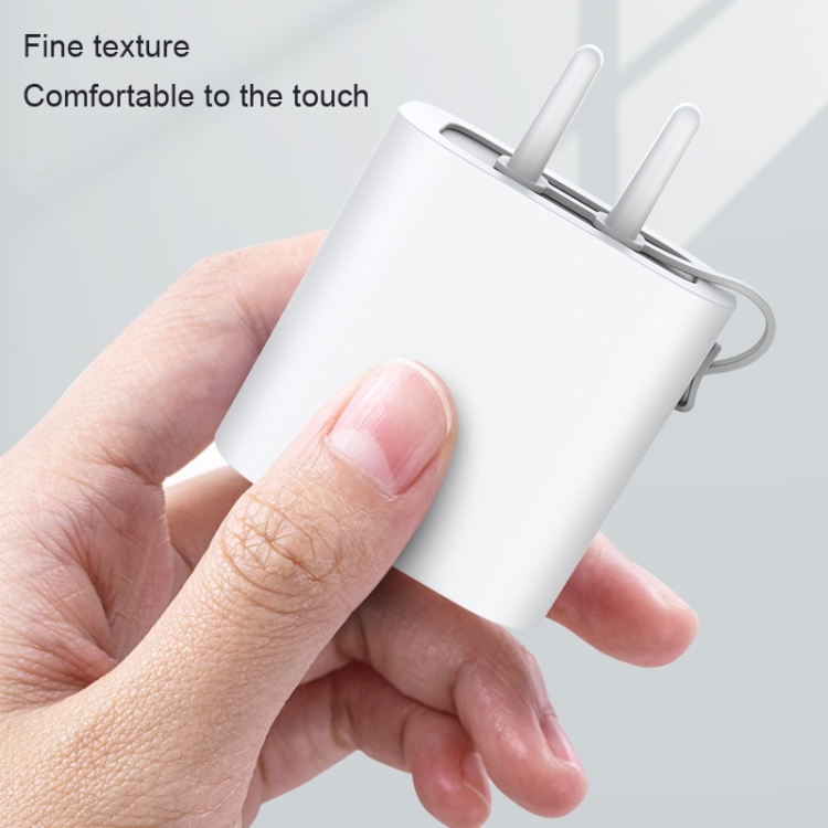 For Apple Series 18W&20W AC01 Charger Silicone Protective Cover(Black)