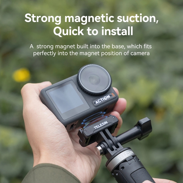 DJI-Support de cou magnétique pour caméra d'action, support de
