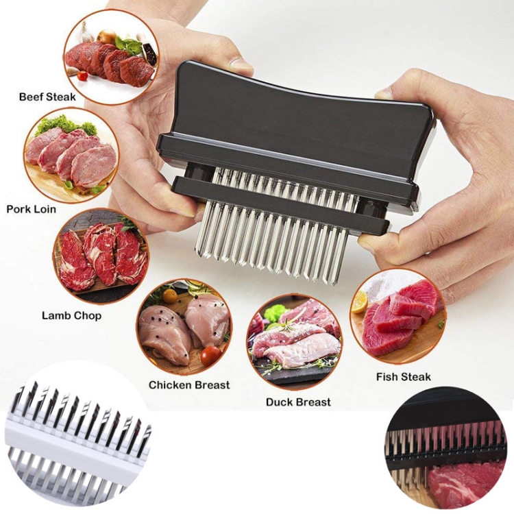 56-pin stainless steel Meat Tenderizer Pork Breaker Stainless Needles Steak  Beef
