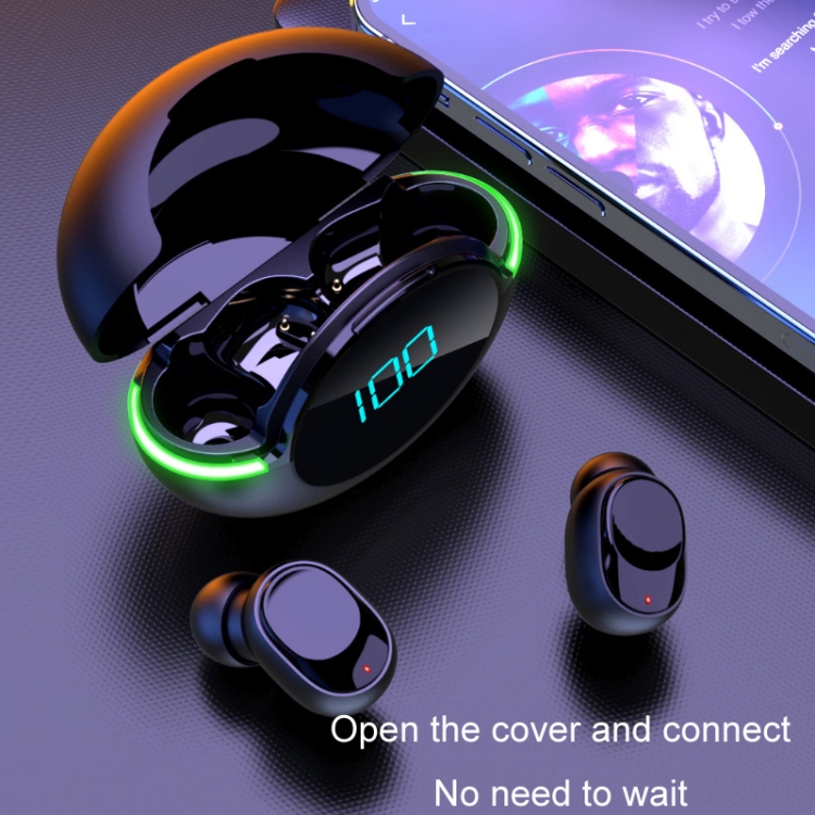 Y60 TWS5.1 Sports Gaming Auriculares inalámbricos Bluetooth en la oreja con  luz de respiración