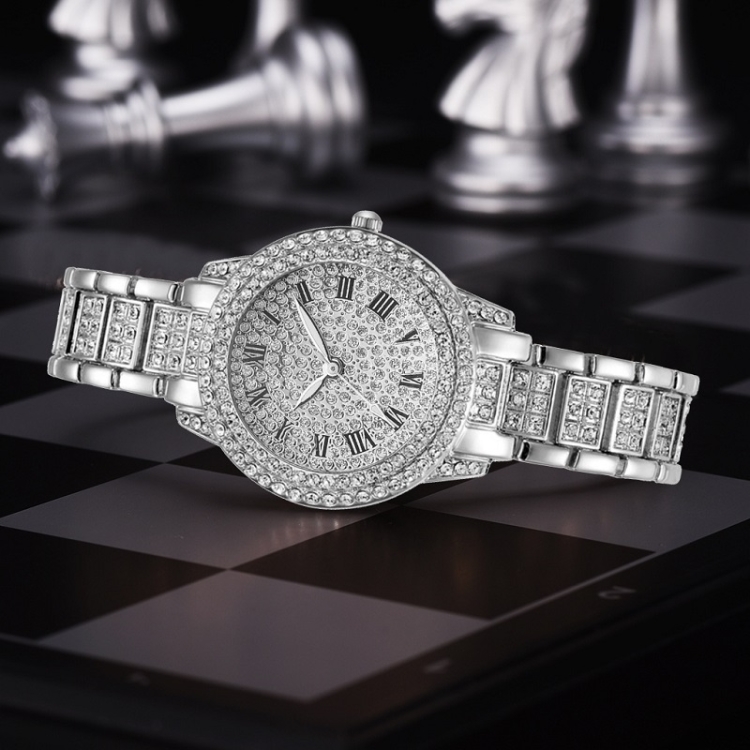 Details diamond hot sale quartz watch