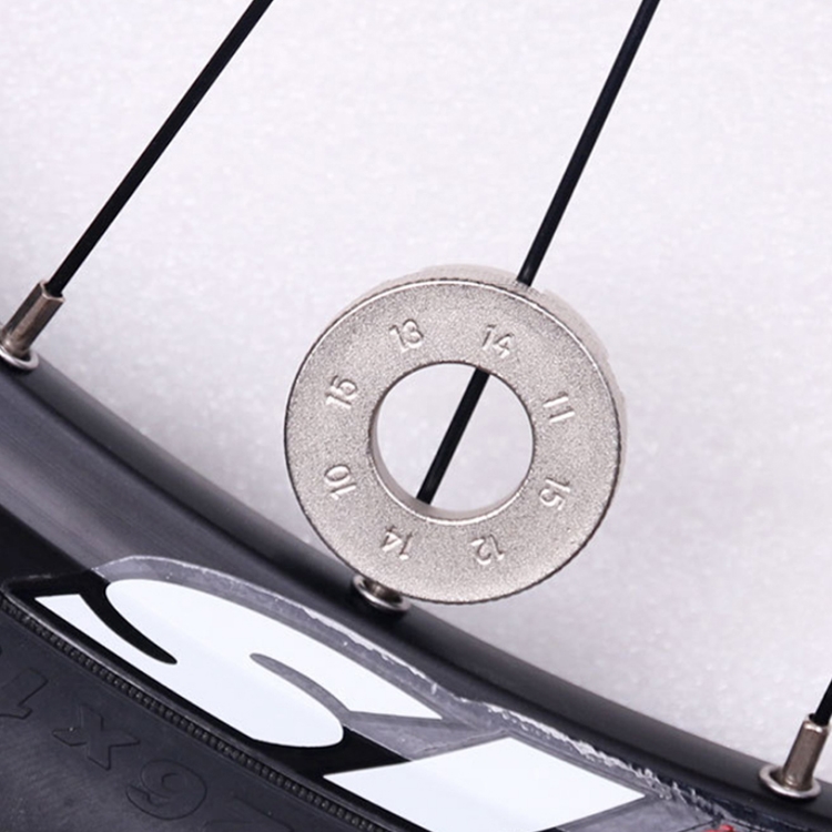 2 Silver 8 Port+Red Wrench Chrome Molybdenum Steel Mountain Bike Spoke