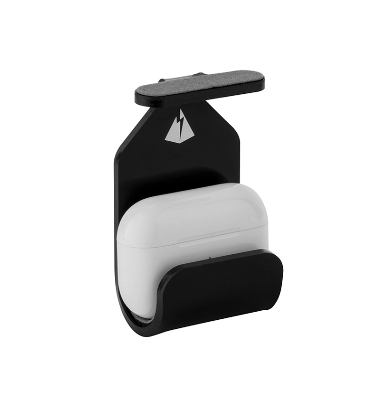 For AirPods Pro Headphone Storage Bracket Magnetic Suction Acrylic Mount(Black) For AirPods Pro Headphone Storage Bracket Magnetic Suction Acrylic Mount(Black)
