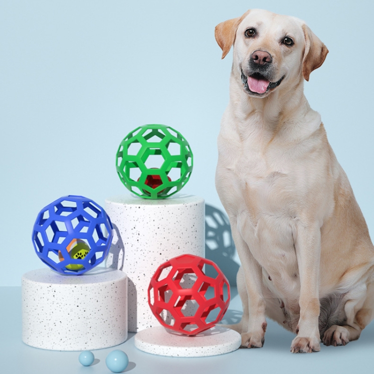 Hollow rubber 2025 dog ball