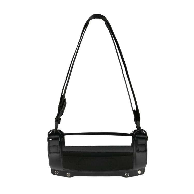 For JBL Charge5 PU Crossbody Shoulder Strap EVA Speaker Protection Case(Black) For JBL Charge5 PU Crossbody Shoulder Strap EVA Speaker Protection Case(Black)