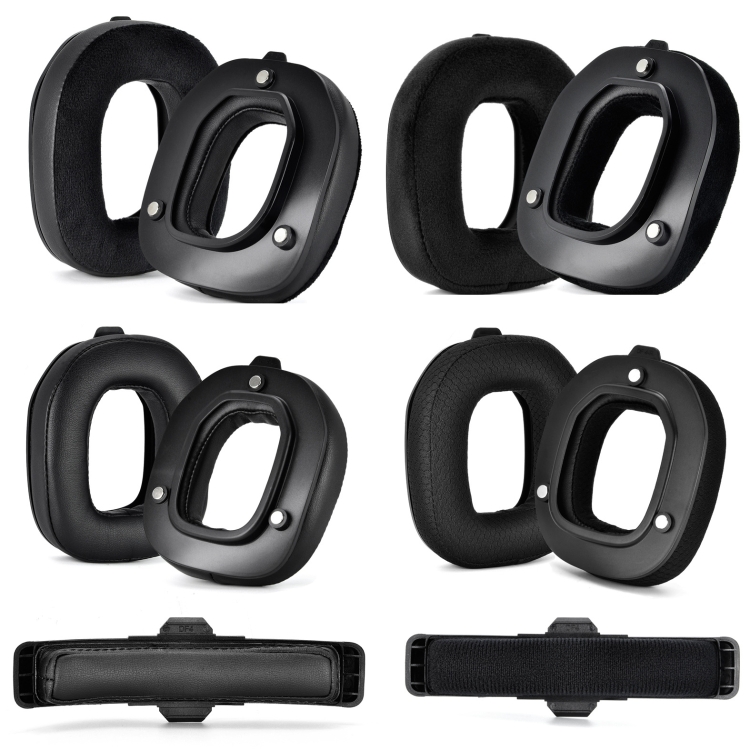 For Logitech Astro A50 Gen4 Headset Replacement Accessory ,Spec: 2pcs Protein Leather Earmuffs For Logitech Astro A50 Gen4 Headset Replacement Accessory ,Spec: 2pcs Protein Leather Earmuffs
