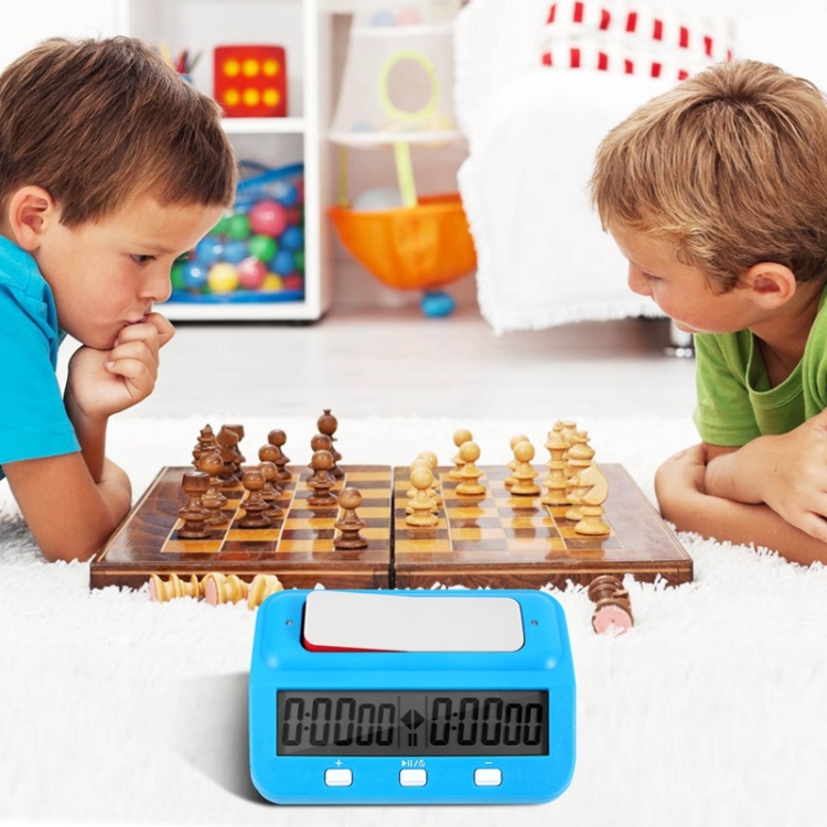 Jogo de tabuleiro digital internacional xadrez relógio temporizador  contagem para baixo com torneio e tempo de bônus