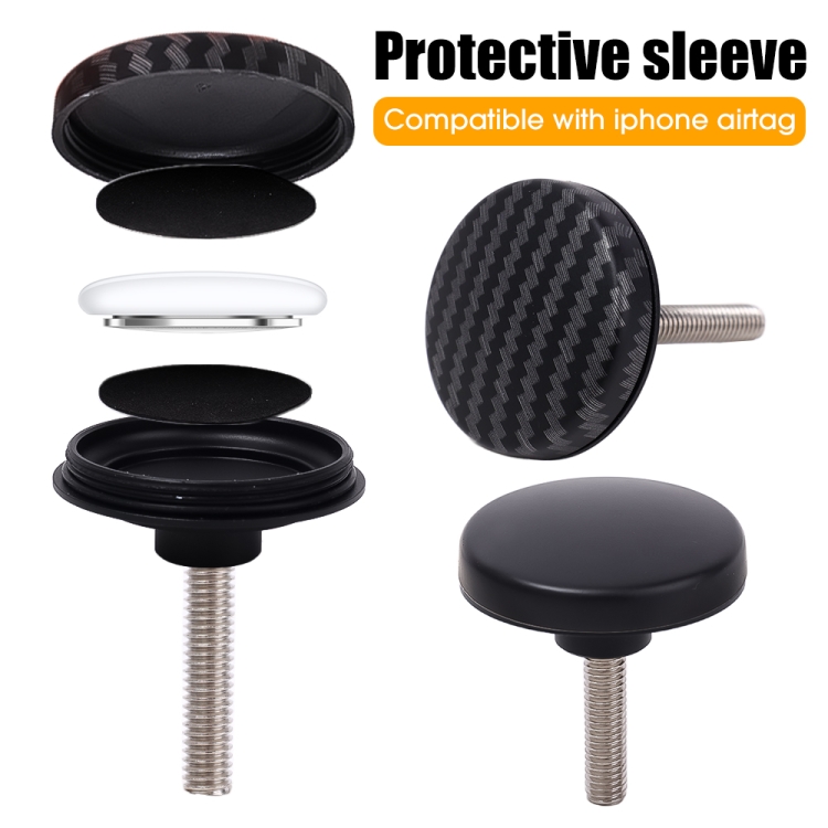 For AirTag Cover Anti-theft Bicycle GPS Tracking Locator Mount Bike Holder(Carbon Fiber) For AirTag Cover Anti-theft Bicycle GPS Tracking Locator Mount Bike Holder(Carbon Fiber)