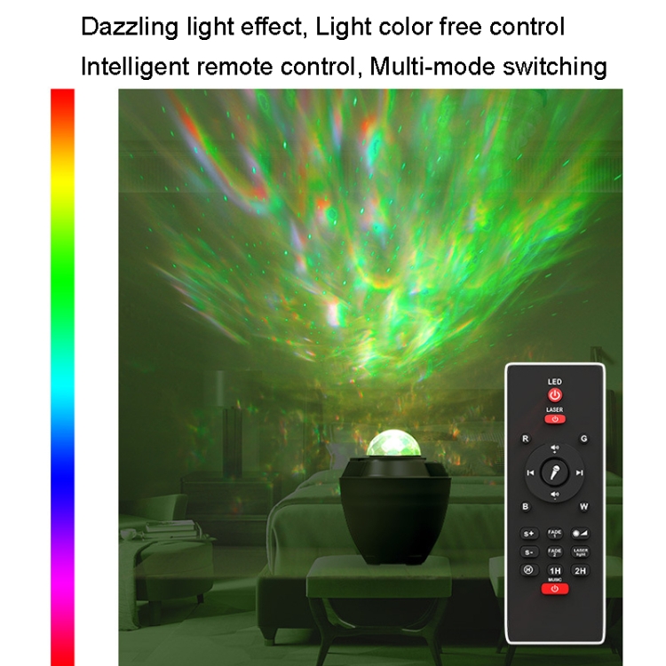 LED-Projektionslicht, Bluetooth-Verbindung, Fernbedienung,  Atmosphärenlicht, RGB-Musik-Nachtlicht