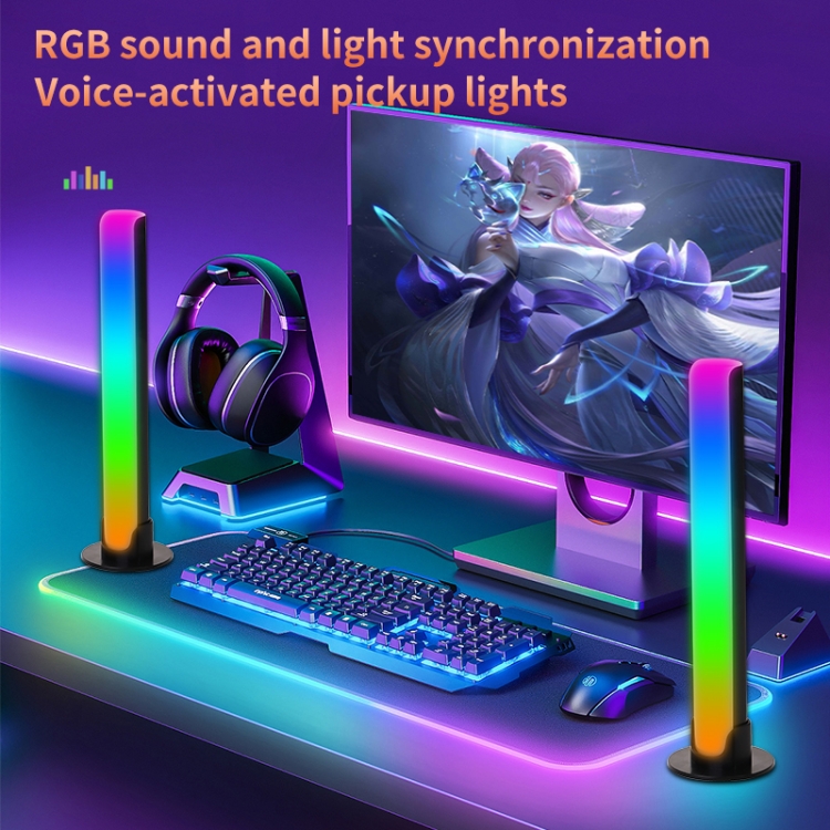 Turn Music into Light: Smart RGB Sound-Controlled LED Pickup Lights