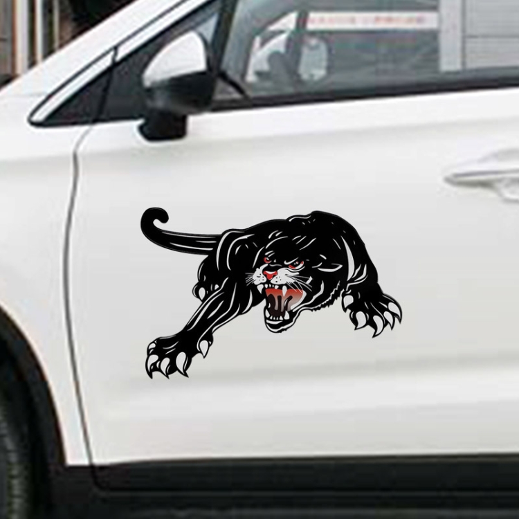 Autocollants de voiture - 1 Pcs Black Panther Autocollant de capot
