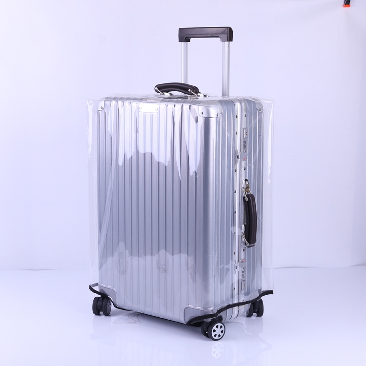Couverture de valise de chariot en PVC imperméable transparente