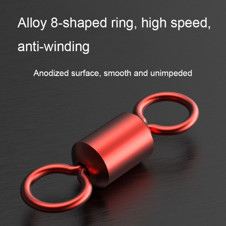 Set 8 Manicotti Anti-groviglio Pesca - 9cm Metallo, Con Giraviti, Per Canna E Alimentatore - Foto 4