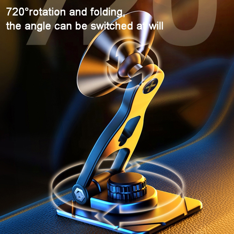 D29 Metal Car Phone Holder Floating Screen Folding Magnetic Phone Holder(Black) D29 Metal Car Phone Holder Floating Screen Folding Magnetic Phone Holder(Black)