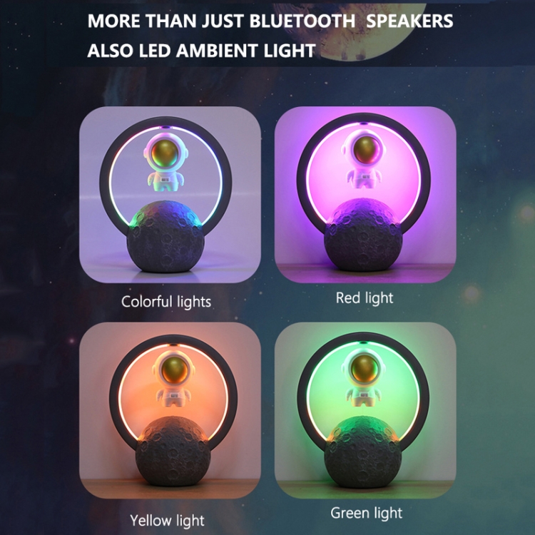 Y-598 Suspended Astronaut Bluetooth Speaker RGB Light Subwoofer Ornament,Spec: 598B Silver+Gift Bag Y-598 Suspended Astronaut Bluetooth Speaker RGB Light Subwoofer Ornament,Spec: 598B Silver+Gift Bag