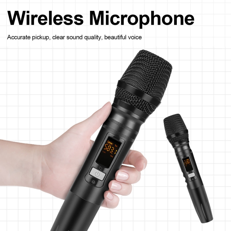 Mezclador de 4 vías UF4-M con grabación de micrófono de reverberación inalámbrico Bluetooth USB pequeño en vivo (negro) - B3